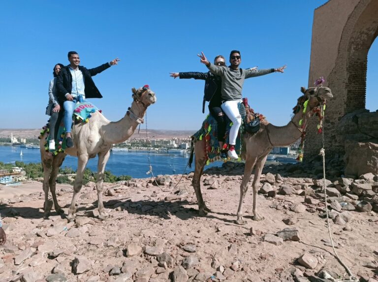 Camel Ride at Sunset
