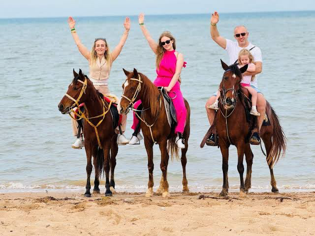Horse Riding in the Desert